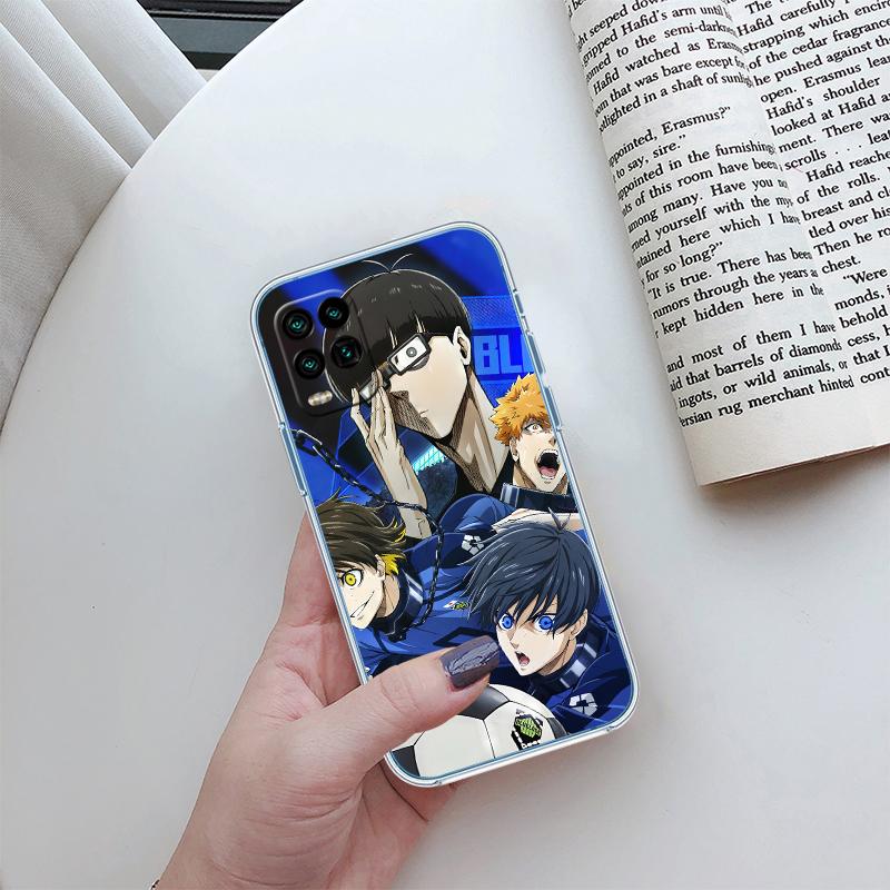 

BLUE LOCK Transparent Phone Case for Samsung Galaxy A04 A04S A14 A23 A34 A54 M23 M33 M52 M53 Galaxy A34 5G
