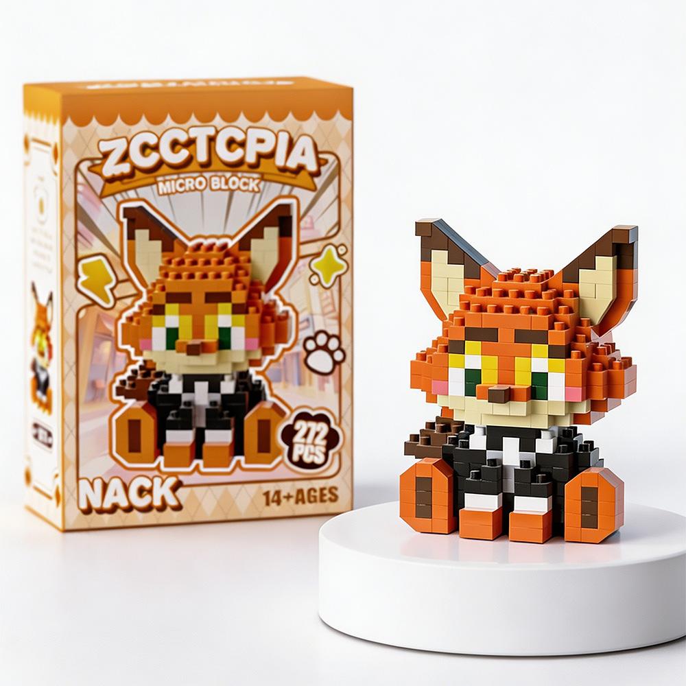 Zootopia 2 Building Blocks Judy Hopps Gary the Snake Nick Wilde Anime Cartoon Character Model Toys Birthday Gift
