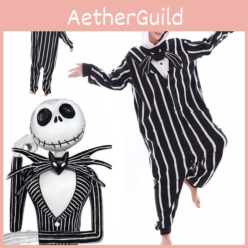 Nightmare Christmas Before Jack Onesie Pajamas Union Suit Jumpsuit Wear Lounge
