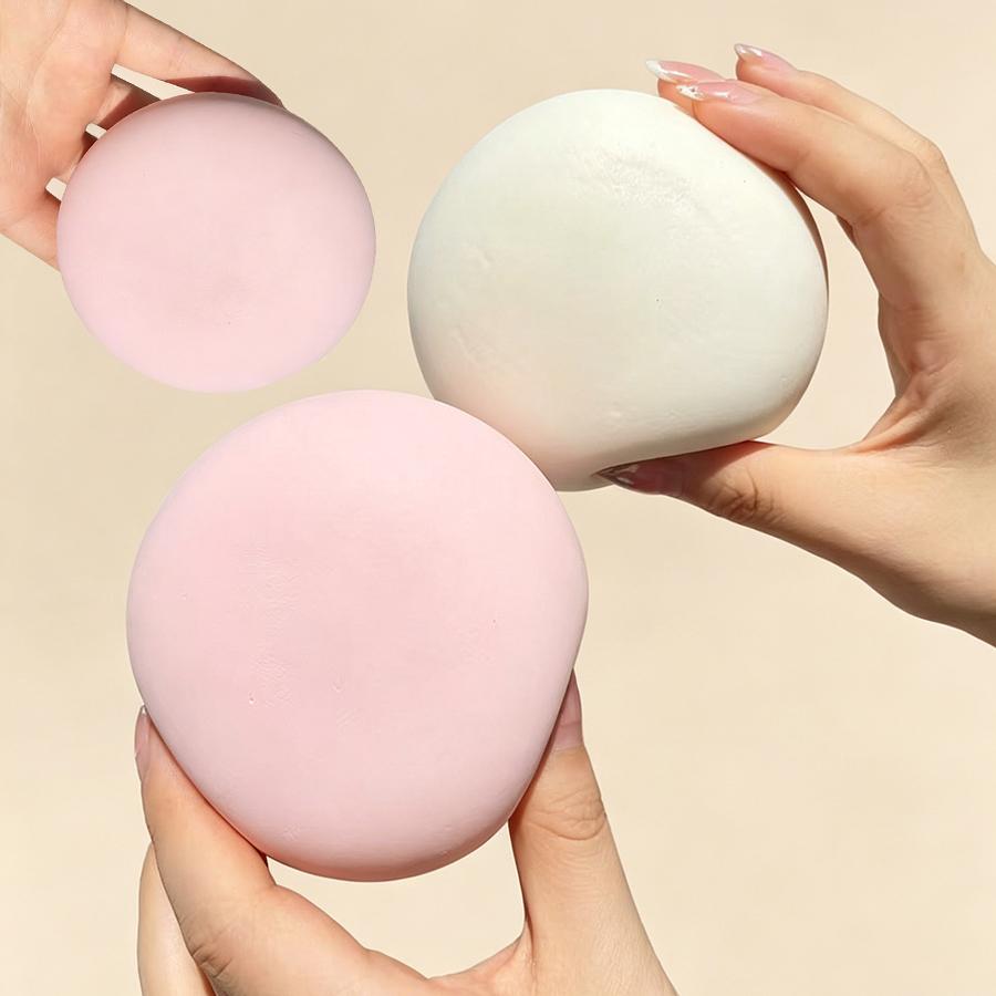 Fausse Nourriture Lait Pain Boule Squishy Jouets à Presser Montée Lente Soulagement du Stress Jouet Fidget Pain au Lait Boule à Presser Antistress pour Adultes