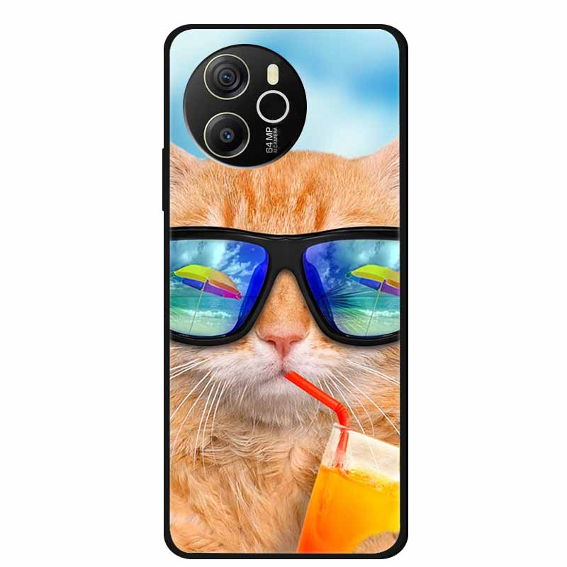 For Blackview Shark 8 Case Shark8 Black Silicone Soft Back Cover Case For Blackview Shark 8 Phone Case Cover 6.78" Coque Funda