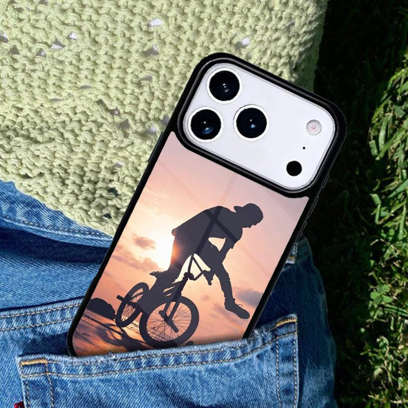 Sports Bike Cycle Phone Case For iPhone 17 AIR 16 Pro Max 15 14 Pro 11 12 13 Shockproof Silicone Cover