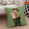 Fun Casual Western Cooking Mama Game Cartoon Cushion Cover Throw Pillow Cover Hidden Button Durable Polyester Chair Cushion