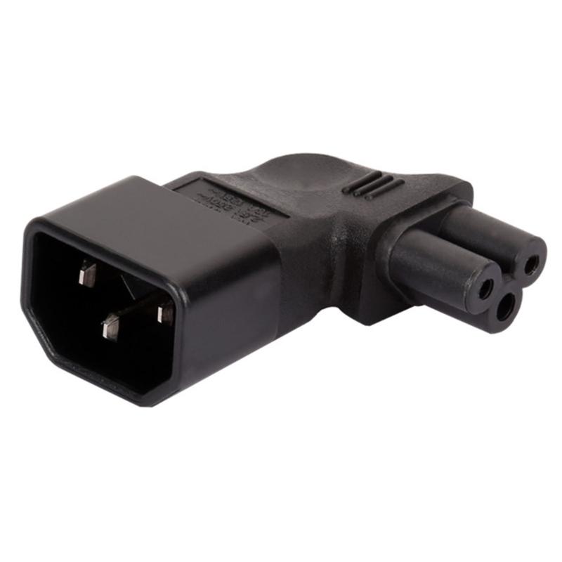 C14 To IEC320 C13/C5/C7 AC-Power Adapter 3 Terminals Socket Adapter Male To Female Wire-free Power Connector Adaptor
