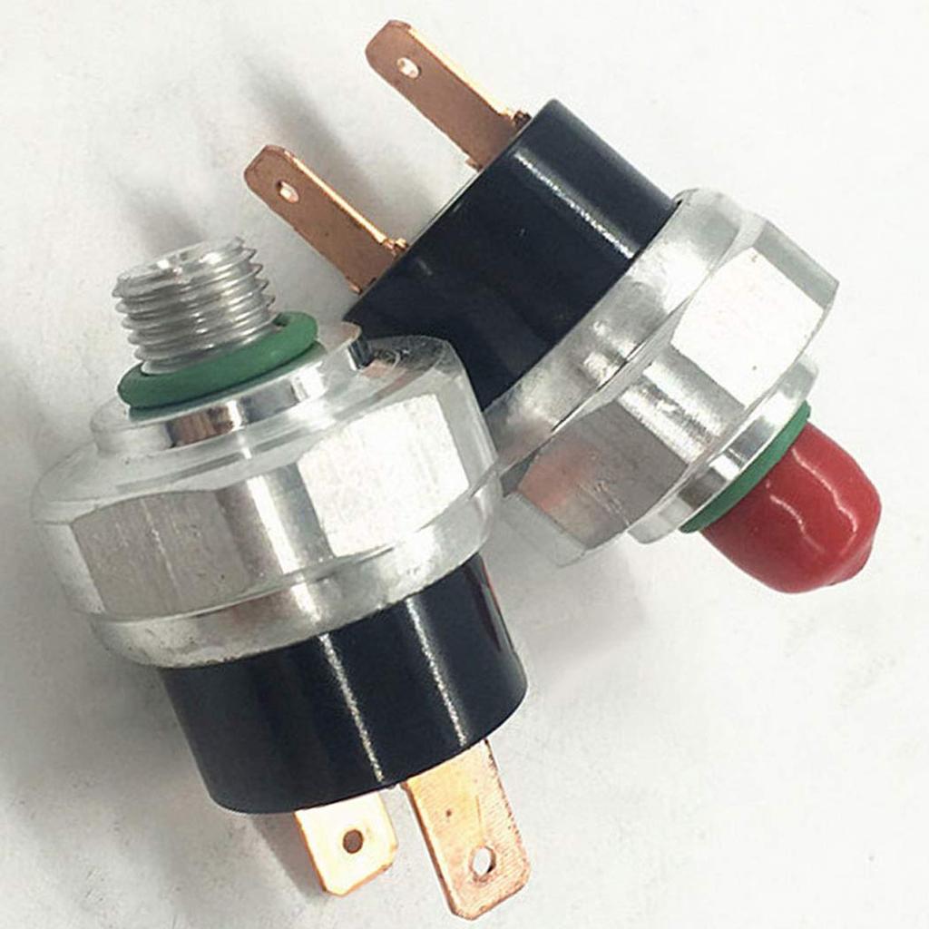 1pc R134A 9mm Universal Car Air Conditioner Air Conditioner High Low Pressure Valve Switch Sensor