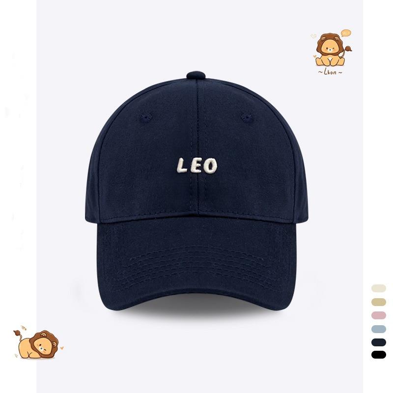Letter simple plain baseball cap children spring and summer sunshade sunscreen face small casual cap couple