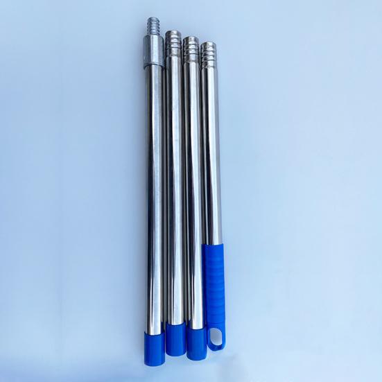 Stainless Steel Floor Brush with Long Handle Heavy Duty Floor Scrubber Ergonomic Angle Wire Cleaning Brush