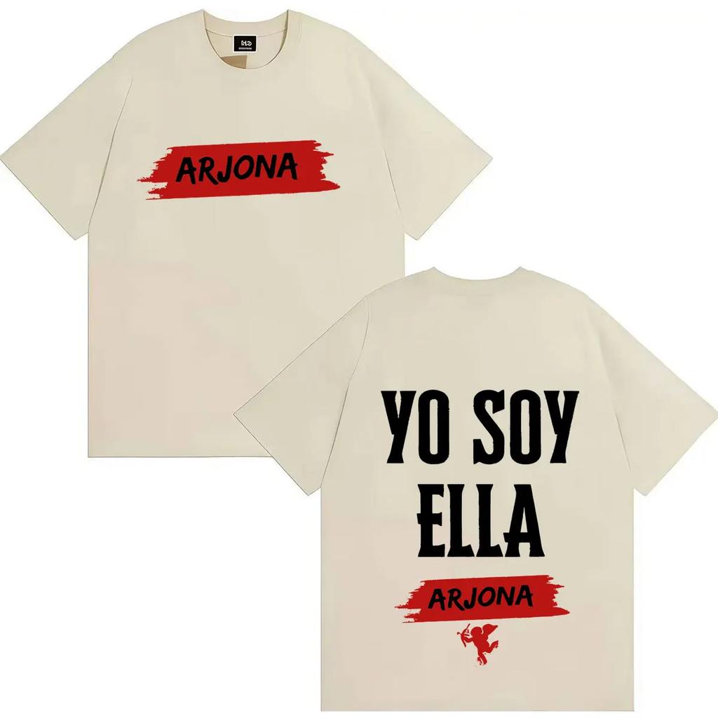 Ricardo Arjona Graphics Y2K Tshrit Mens Womens Fashion Hip Hop Tshrits Cozy Double Sided Print Oversized Couples Tee