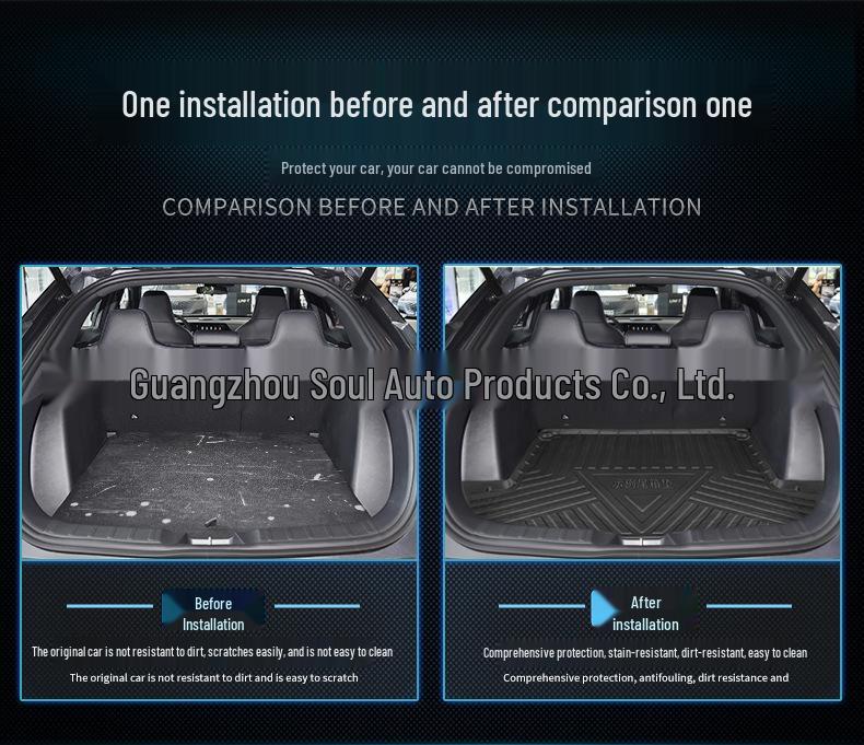 2021 Buick Enclave Trunk & Tail Box Mat - Eco-Friendly, Waterproof, Odorless, Wear-Resistant TPE