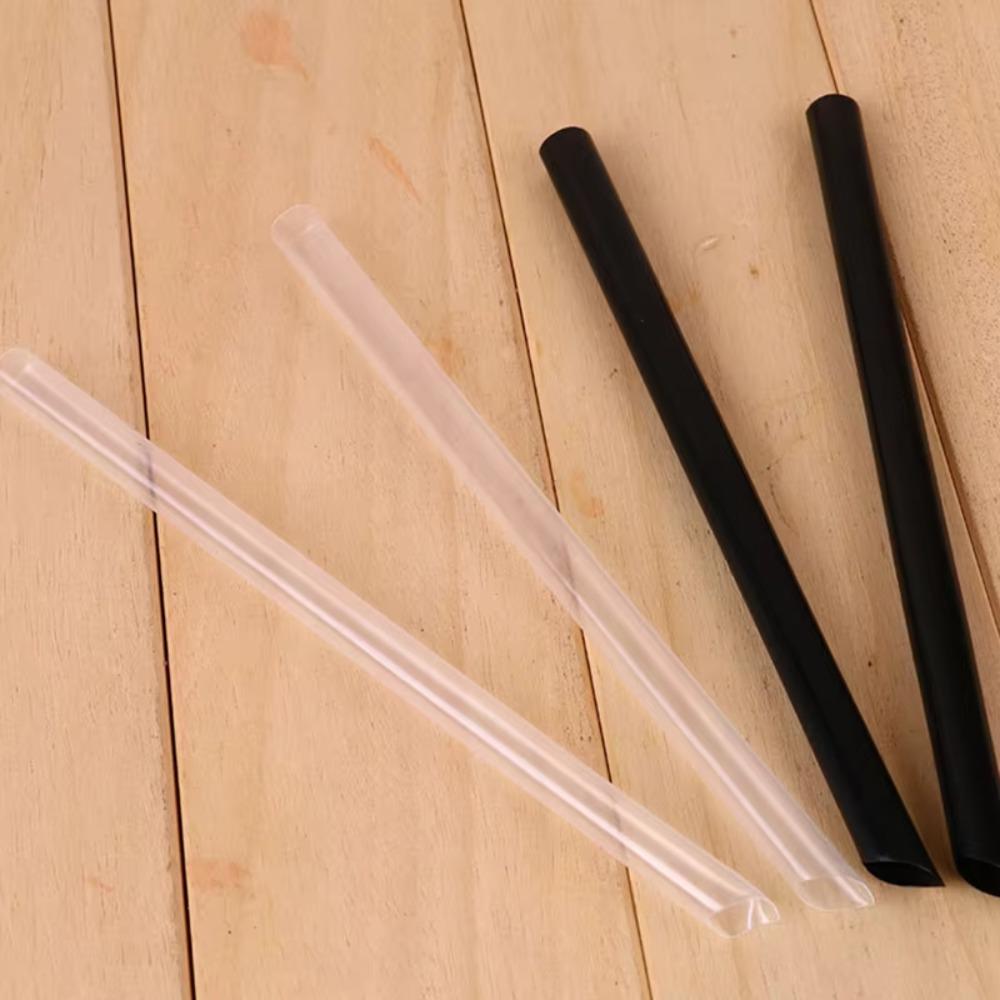 100PCS 1.1 MM Milkshake Straw Individual Packaging Bubble Tea Straw Practical Smoothies Straw  Party