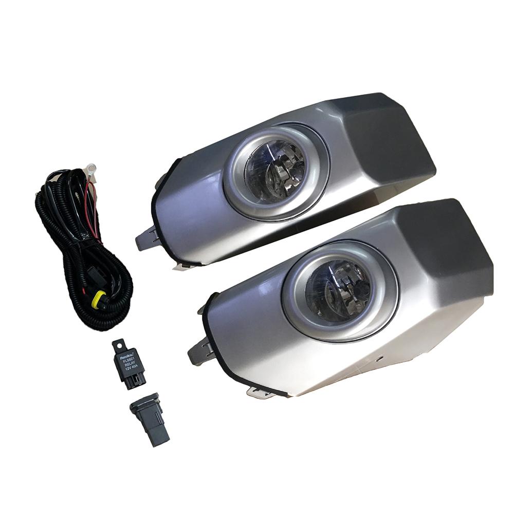 Car Front Bumper Fog Light Lamp DRL Daytime Running Light Driving Light Kit For Toyota FJ Cruiser 2007-2017