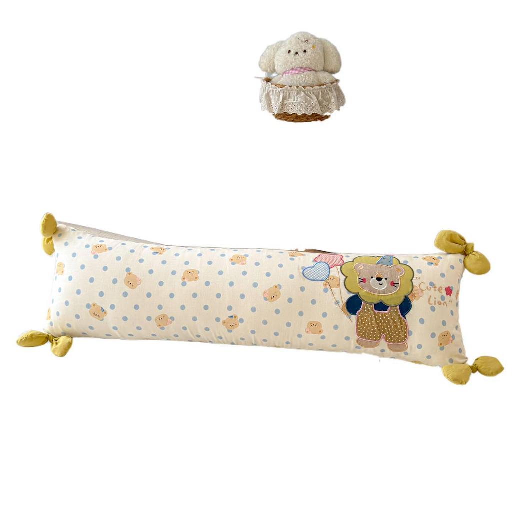 2026 Cotton Double-Layer Gauze Embroidered Throw Pillow