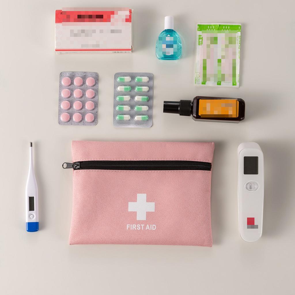 New First Aid Kit Home Travel Small Portable Medical Emergency Kit  Field Medical Kit  Epidemic Prevention Medicine Storage Kit