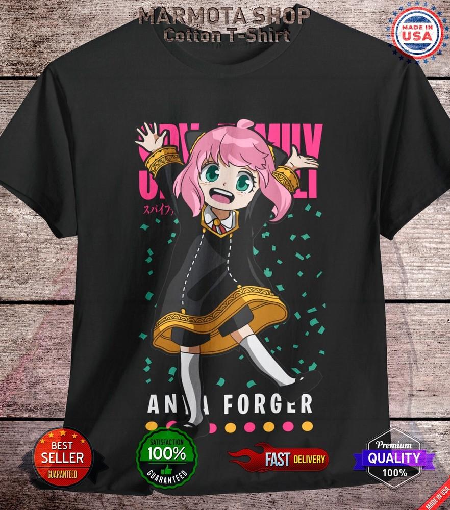 

Spy X Family T-Shirt Anya Forger Yor Loid Anime Japanese Tee Shirt Manga Kawaii L