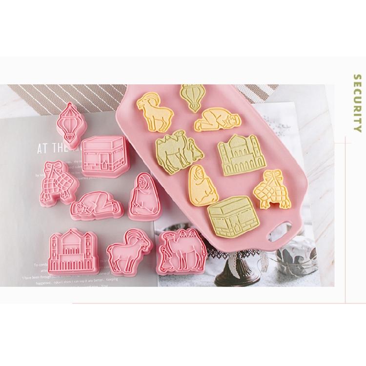 Muslim 3D Plastic Mold Cake Biscuits Mould For Cake Mooncake Mold Tools