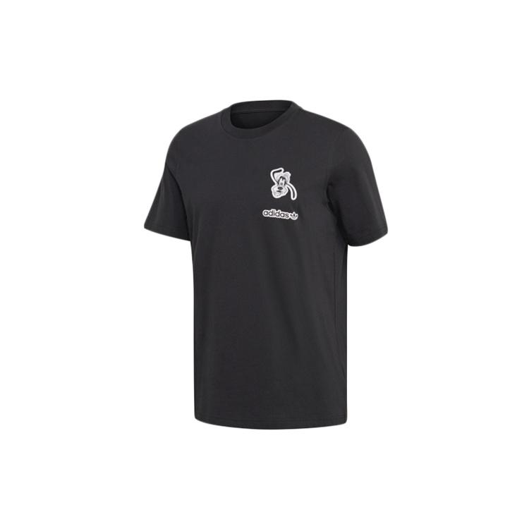 adidas x Disney Goofy Crossover Logo Short Sleeve Black Men s GD6024 L