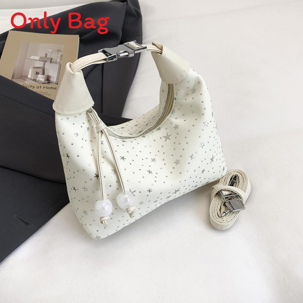 Korean Style Starry Handheld Bag With Soft Composite Fabric For Daily Use
