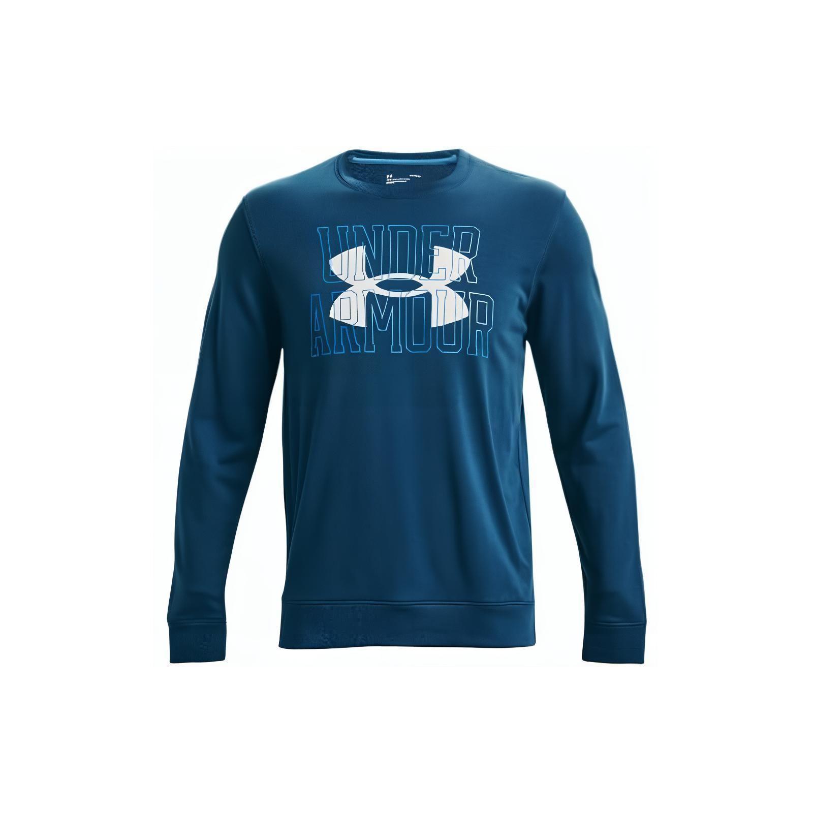 

Толстовка для тренировок Under Armour с круглым вырезом, мужские топы, синяя 1370391-458 L