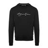 Aquascutum Mens Script Crew Neck Regular Sweatshirt
