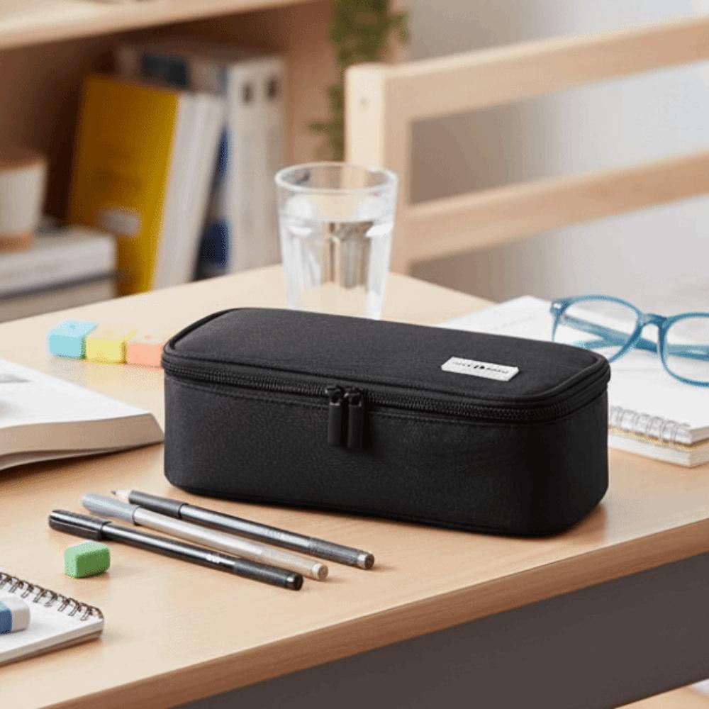 Portable Stationery Organizer Simple Pen Storage Bag Multifunctional Pencil Case School Supplies