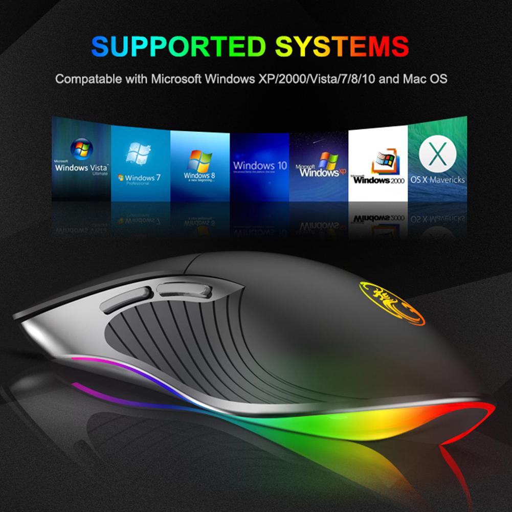 3200 DPI, con cable USB, ajustable Yanhonin Imice X6 Ratón para videojuegos