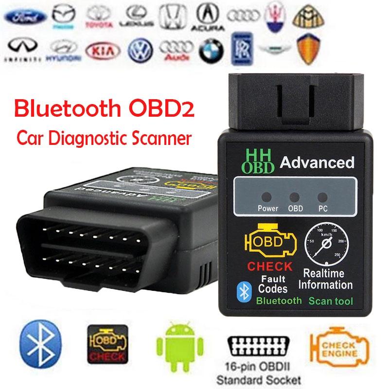 Pokročilý Bluetooth V1.5 OBD2 rozhraní skener Elm327 diagnostický nástroj pro Fiat