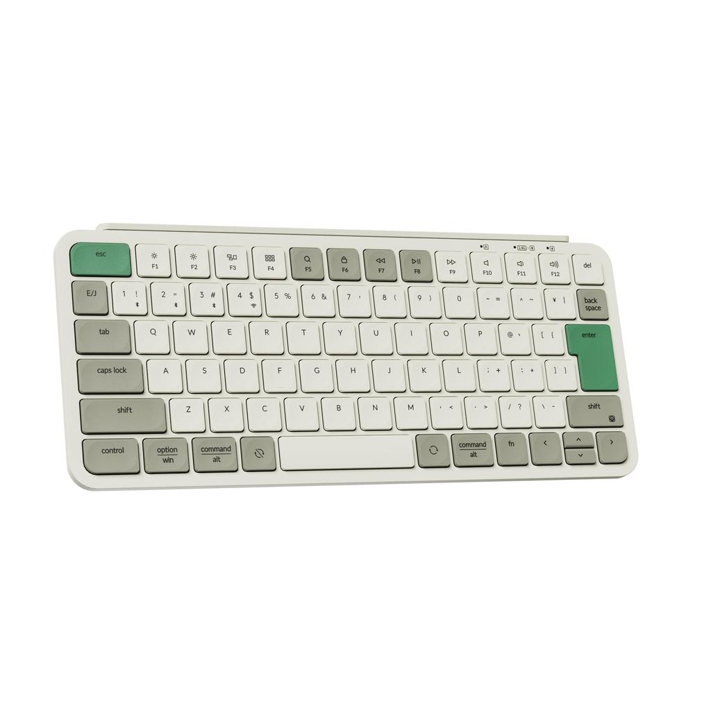 Keychron B1 Pro Wireless ZMK Scissor Long Battery Compatible with and Linux Green Kana JIS Ultra-Slim Keyboard, Customizable, Switches, 2.4