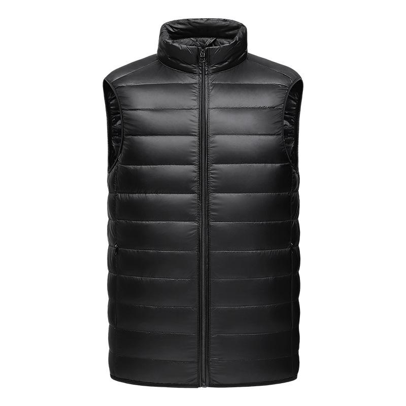 Down Jacket Men's Vest Fashion Stand-up Collar Vest Light Down Vest Men's Thermal Top