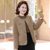BaoXiao Elegant Plaid Spring/Autumn Cardigan Jacket