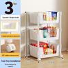Miling 3-Tier Rolling Storage Cart