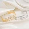 18K Gold-Plated Exaggerated Irregular Titanium Steel Bracelet