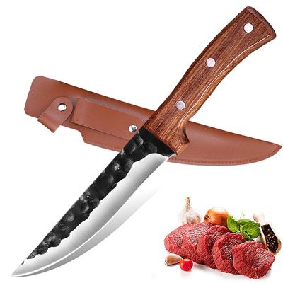 Geschmiedetes Ausbeinmesser aus Edelstahl, Fleischerbeil, Fischfiletiermesser, Profi-Kochmesser, Kochutensilien