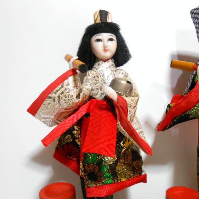 Showa Retro Japanese Doll Hietsu Garden Pepper Tree Miyazaki City Hyuga Local Ornament