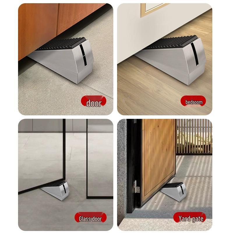 Adjustable Spring Door Stopper - Anti-Collision Door Blocker, Windproof and Heightened Door Wedge.