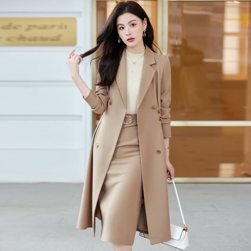 Women's Professional Mid-Length Trench Coat