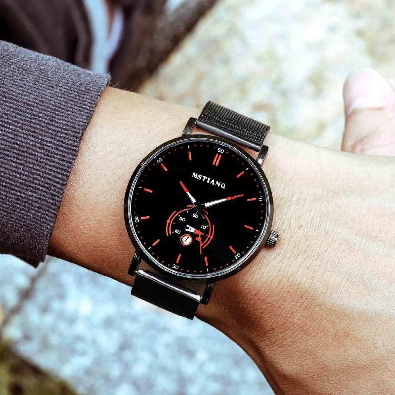 Men'S Watch Fashion Business Style Waterproof Versatile Quartz Watch