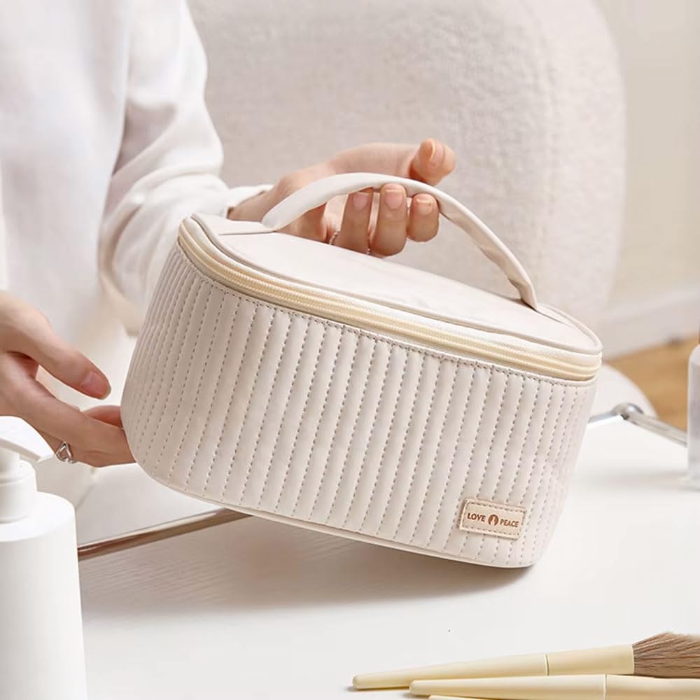 Audiophile Makeup Large Popular Vanity Cosmetic 21cm X 12cm X Pouch, Capacity, Portable, Pouch, Pouch, Cute, Stylish, Lightweight, Waterproof,