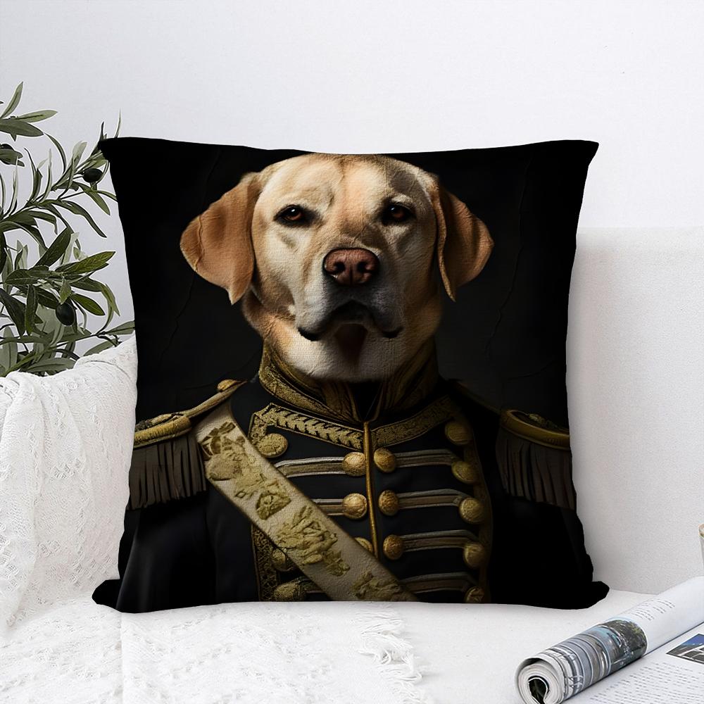 Nordic Fashion Animal Pillow Case Sofa Decorative Home Double-sided Print Plush Square Throw Pillow Covers Cushion Decor Cover
