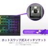 NZXT Function 2 MiniTKL Black Equipped with RGB 8K Polling Rate Optical Linear Switch Numeric English Wired Gaming Black KB0767 LED, Compatible, Type,