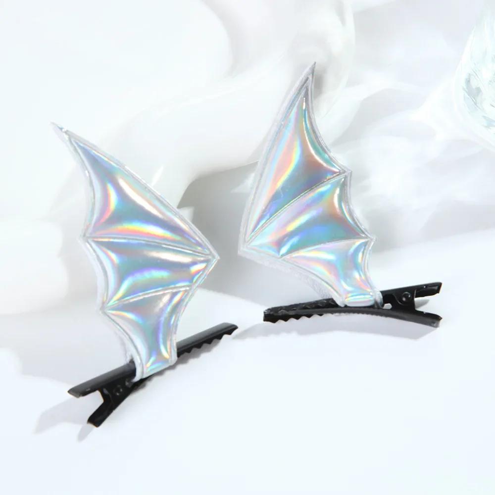 Fashion Bat Wings Hair Clip Y2K Style Barrette for Cosplay Parties and Halloween Holiday Decoration Hair Accessories