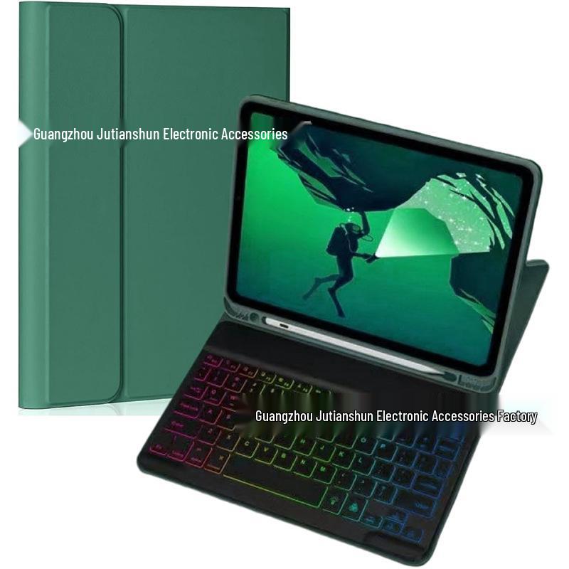 Samsung S6 Lite 10.4" Tablet Case with Backlit Bluetooth Keyboard