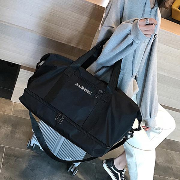 Gym Fitness Training Yoga Bag Waterproof Sports Travel Duffel Bag Large Capacity Dry and Wet Separation Duffel Bag