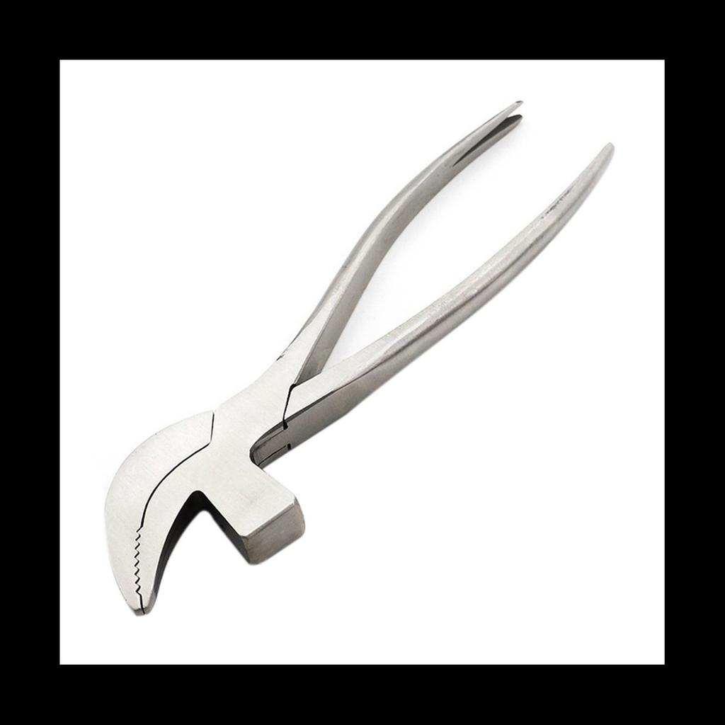 ABNC-Stainless Steel Beak Pliers Pliers Repair Tool with Nail Removal for Shoemaking DIY Leather Technology Repair