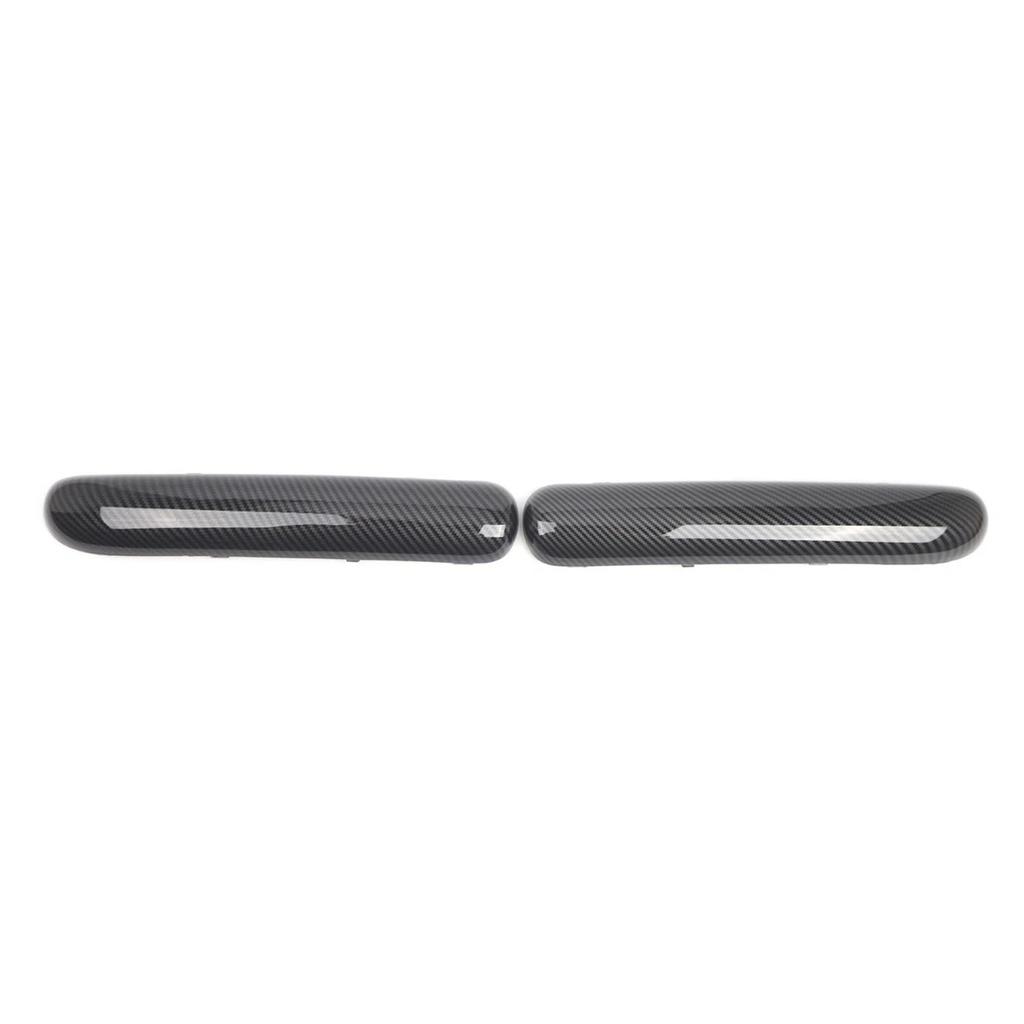 Pair Front Bumper Trim Set For Mini One Cooper R50/R52/R53 01-2004 Carbon Fibre