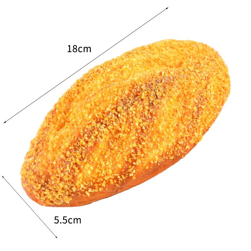 Umělý chléb Dort Toast Měkký PU Model bagety Potravina Falešný chléb Simulační ozdoby Pekárna Dekor Fotografie Rekvizity
