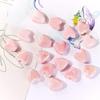 Perline in Ceramica Dipinta Tulipano e Farfalla Rosa Retrò per Braccialetti e Collane Fai da Te