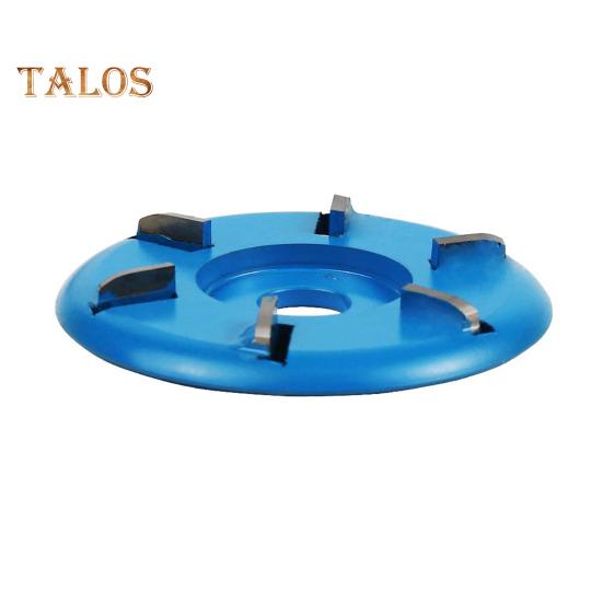 6 Teeth Wood Carving Disc Smooth Precise Carving Easy Installation Multipurpose Stump Remover Angle Grinder Wood Carving Disc