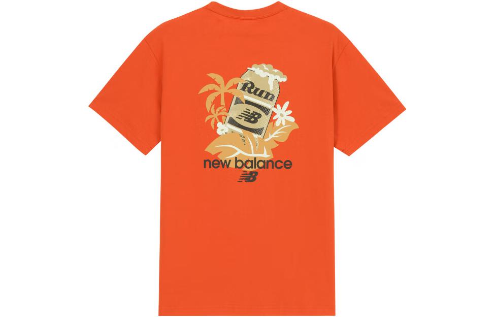 New Balance T Shirt Men s Orange AMT32365-SPO S