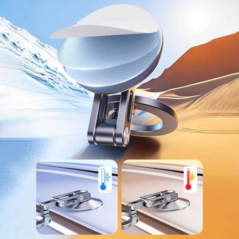 Windshield Smartphone Mount Support Bracket with Vacuum Magnetic Suction 360 Degree Rotatable for Navigation Video Calls