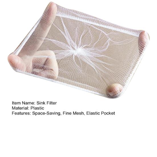 100 ks Jednorázové síťky do dřezu Proti ucpávání Sáček na odpadky pro kuchyňský dřez Sítko Čištění odtokového otvoru Sítka